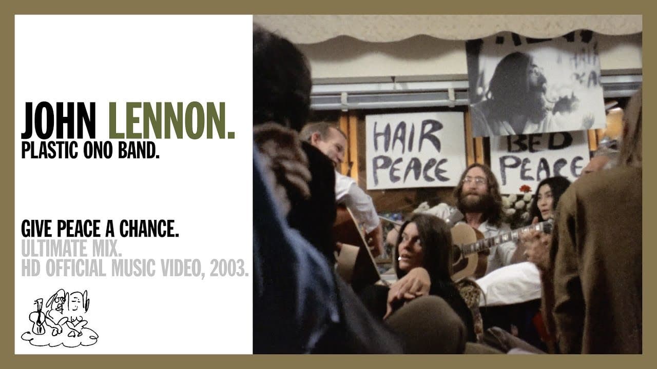Give Peace a Chance diffusé sur toutes les radios d’Europe, pourquoi?