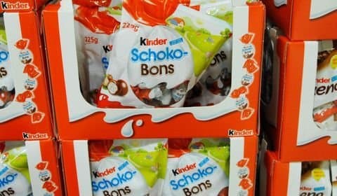 Des centaines de tonnes de chocolats Kinder rappelés pour suspicion de salmonelles