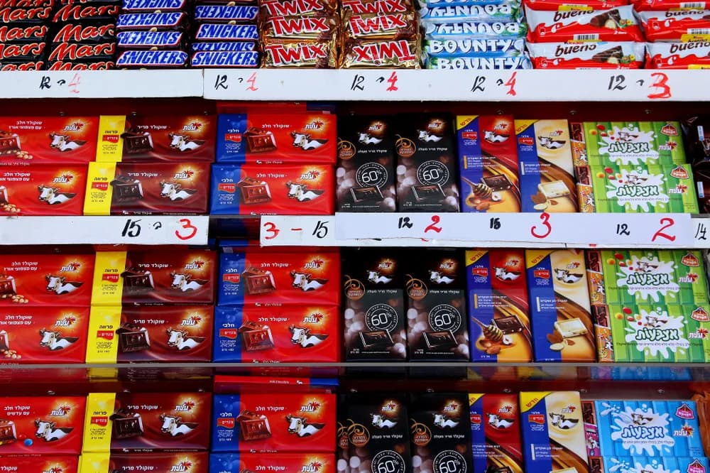 Israël: rappel de produits Strauss après la détection de salmonelles dans des barres chocolatées