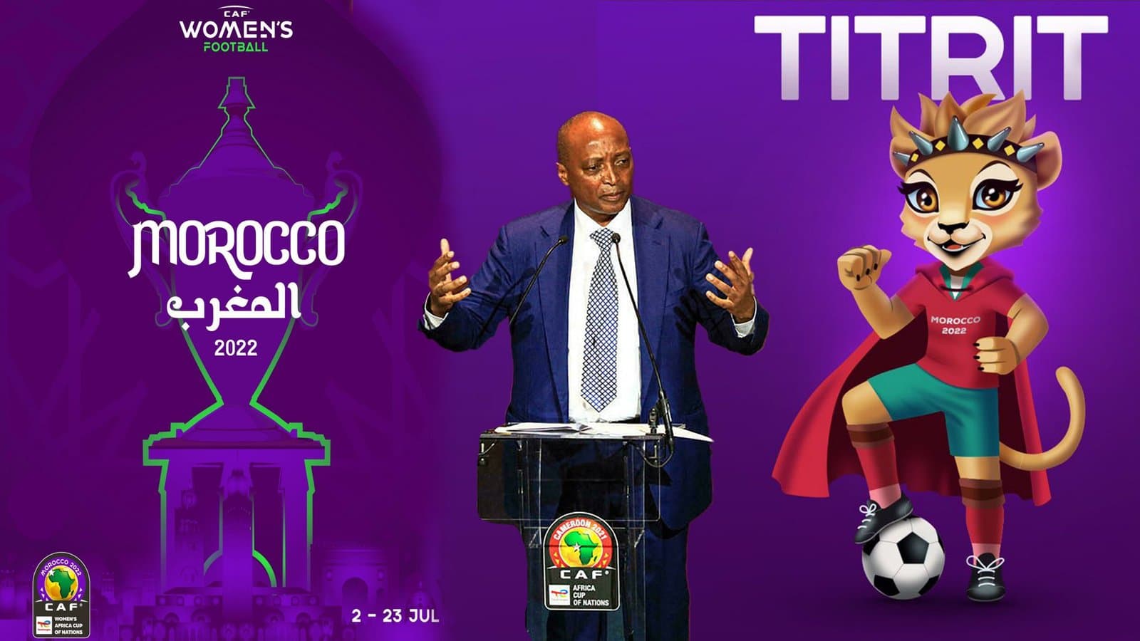 VIDEO - Le Président de la CAF M.Patrice Motsepe:  100 million de dollars pour l'équipe gagnante