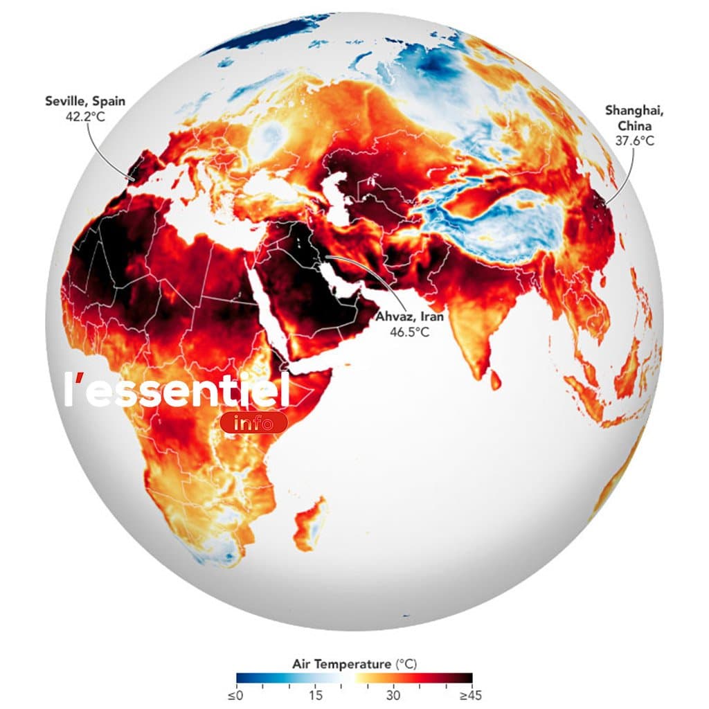 Les vagues de chaleur et les incendies brûlent l'Europe, l'Afrique et l'Asie