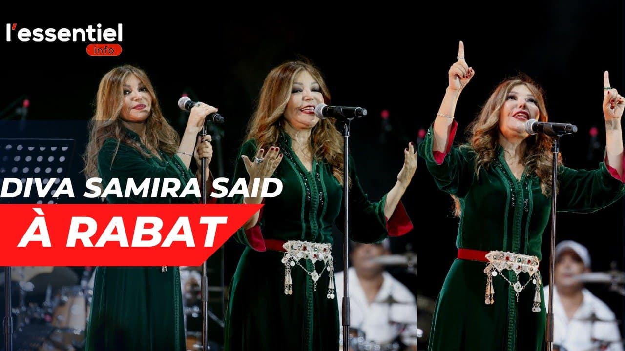La Diva Samira Said  Chante au  GRANDS CONCERTS DE Rabat - Reportage