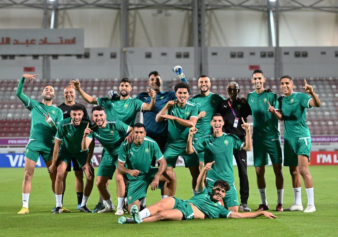 Photos - les préparatifs des Lions avant Le Maroc - Espagne