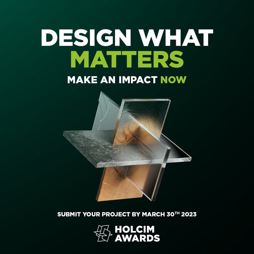 Holcim Awards 2023 : promouvoir la dynamique de la construction durable