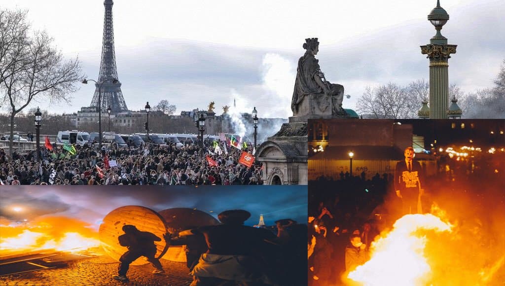 France/Retraites : nuit d’émeutes à travers le pays