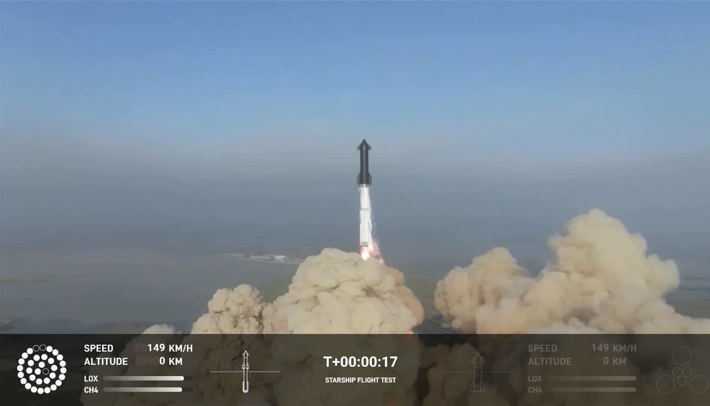 La fusée Starship de SpaceX explose en vol lors de son premier vol test