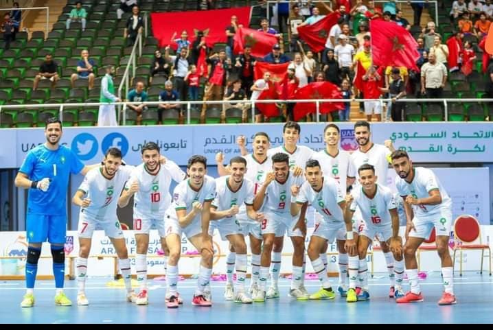LE MAROC REMPORTE POUR LA 3E FOIS CONSÉCUTIVE LA COUPE ARABE DE FUTSAL!
