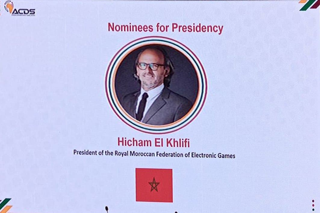 Hicham El Khlifi, nouveau président de la Confédération africaine des sports digitaux