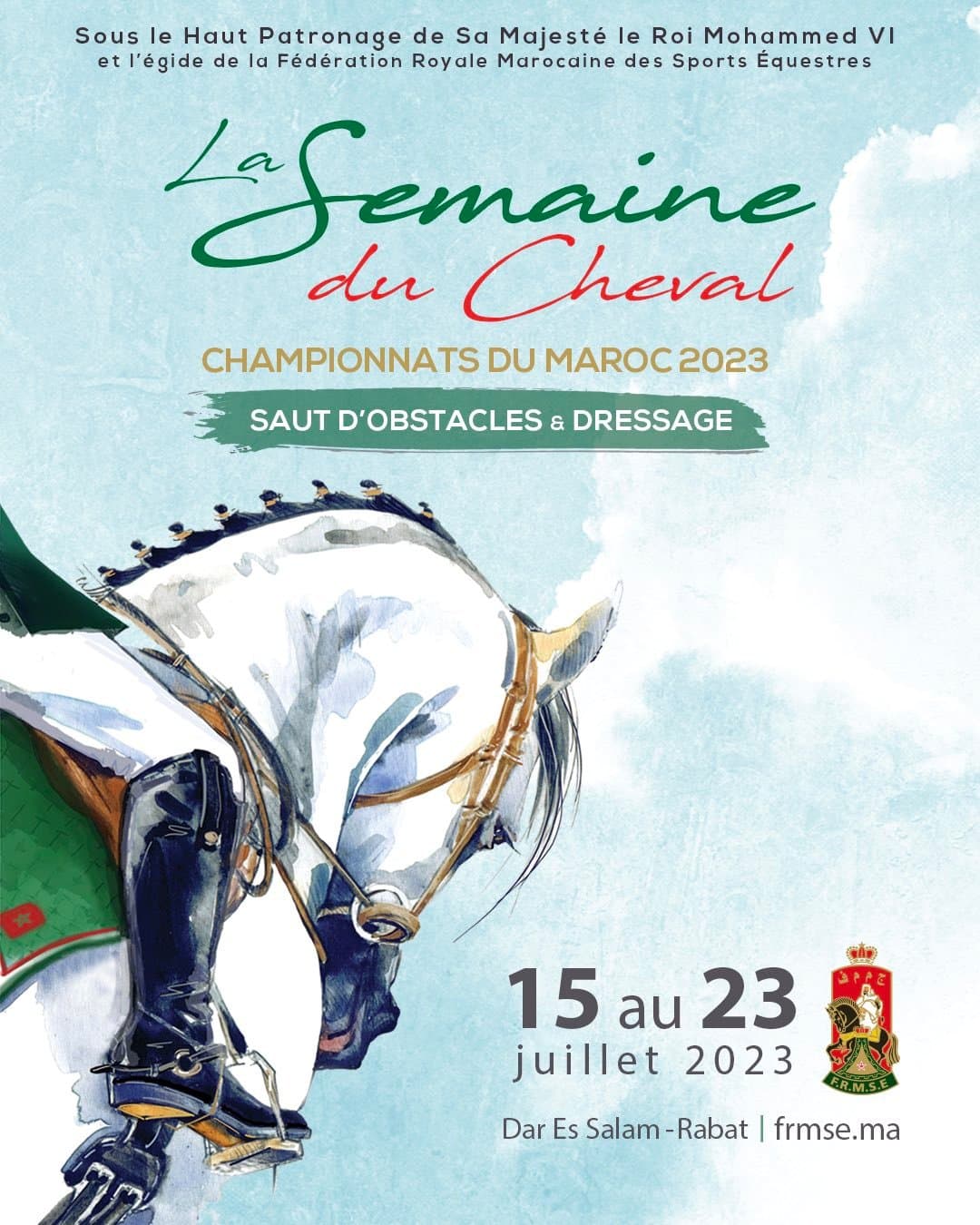Semaine du Cheval : Commandant Khalil Majdouline remporte le Championnat du Maroc Militaire B