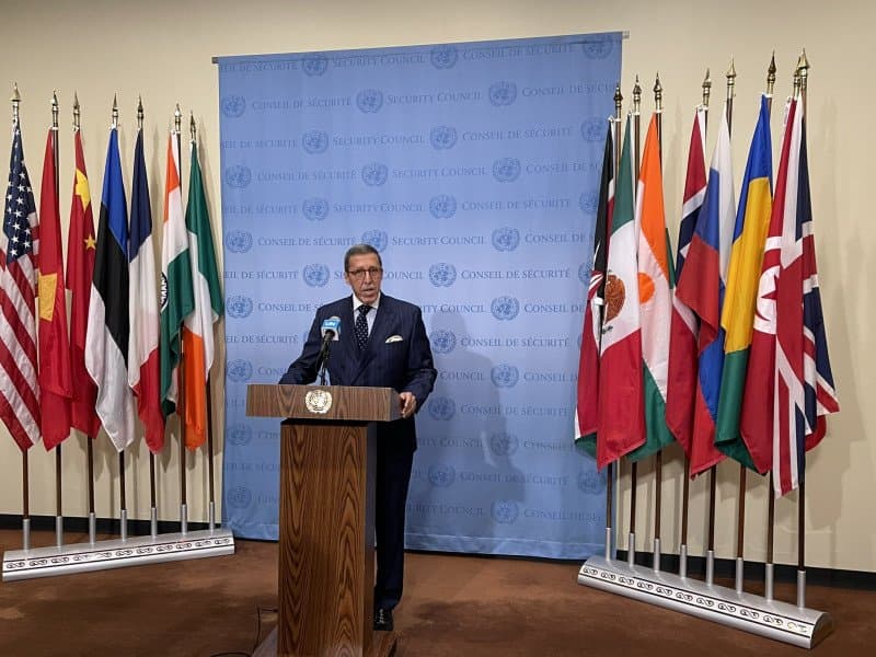 L'ambassadeur du Maroc aux Nations Unies salue la décision du Conseil de Sécurité concernant le Sahara marocain.