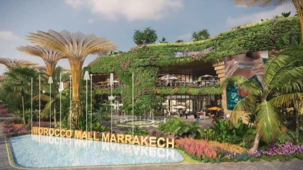 Annonce de l'ouverture prochaine du "Morocco Mall" à Marrakech, un projet majeur de 100 millions d'euros.