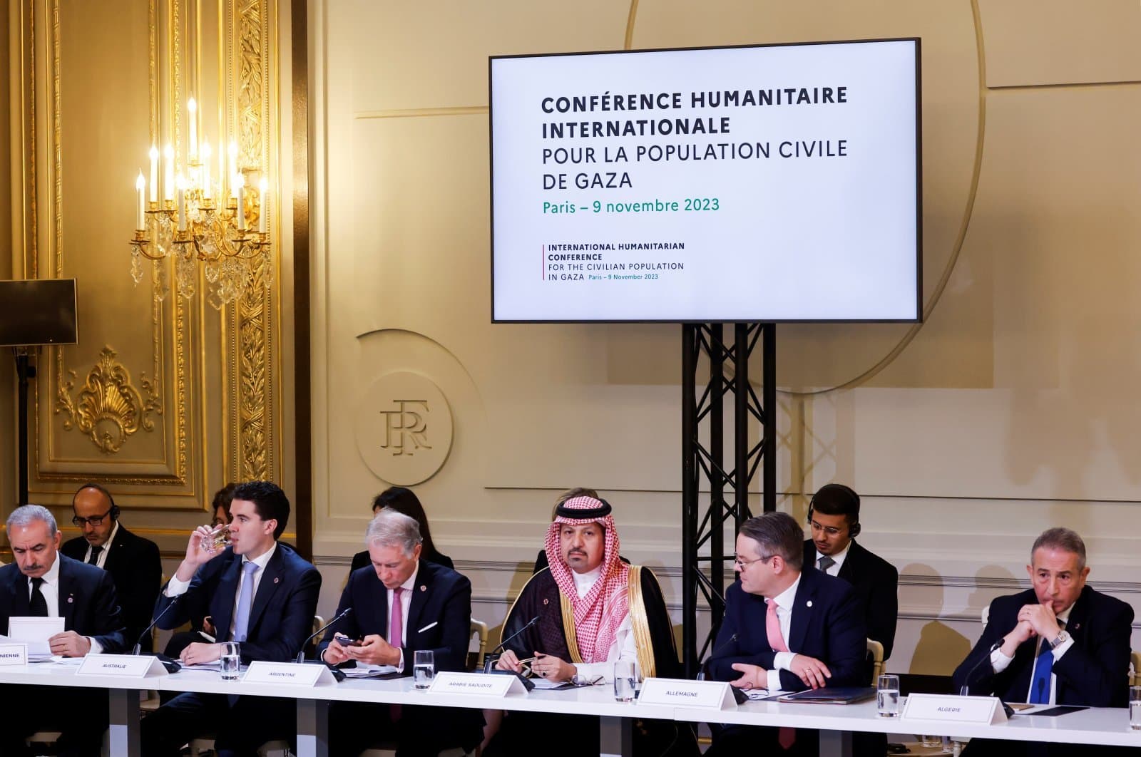 Le Maroc Renouvelle son Appel à un Cessez-le-Feu à Gaza lors d'une Conférence Internationale qui s'est tenue à Paris.