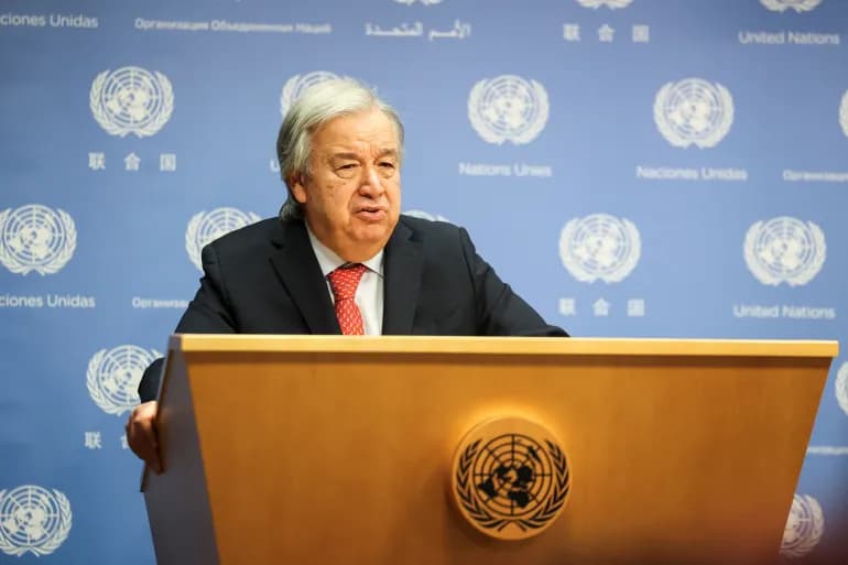 Le Secrétaire général de l'ONU appelle à un cessez-le-feu à Gaza et met en garde contre une catastrophe humanitaire.