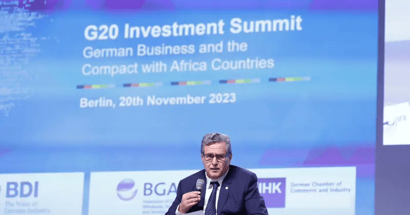 Chef du gouvernement : L'Allemagne peut compter sur le Maroc dans son partenariat avec les pays africains.