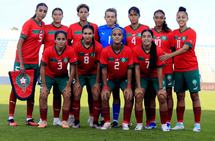 Victoire éclatante de l'équipe nationale féminine des moins de 20 ans face à la Guinée avec un score de 3-0.
