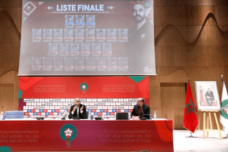 CAN 2023 : Walid Regragui annonce la liste définitive de l'équipe nationale.