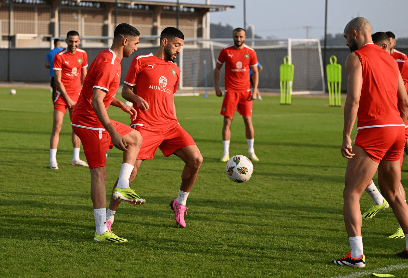 CAN 2023 : L'équipe nationale réalise une nouvelle séance d'entraînement.