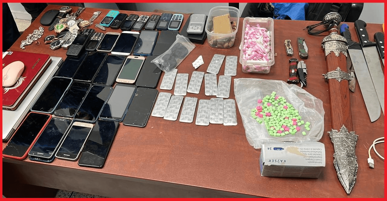 Berrechid :  Arrestation d'un suspect avec une importante saisie de bouffa et de substances psychotropes.