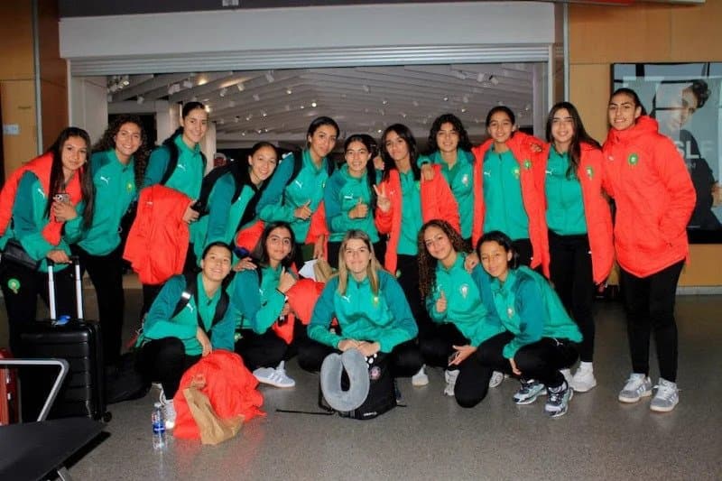 L'Équipe Nationale féminine U20 en stage de préparation en Egypte.
