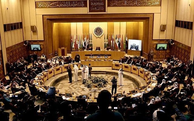 Réunion de préparation des ministres des Affaires étrangères de la Ligue arabe.
