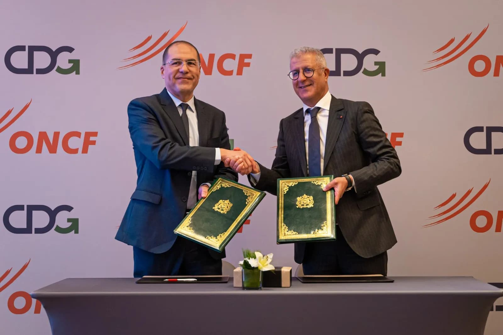Signature d'une Convention-Cadre de Partenariat Stratégique entre le Fonds de Dépôt et de Gestion et l'ONCF