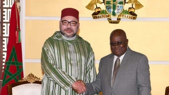 Sa Majesté le Roi Mohammed VI félicite le Président ghanéen à l'occasion de la fête nationale de son pays