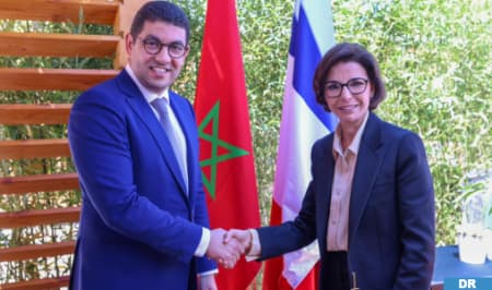 Bensaid s'entretient avec son homologue français les moyens de renforcer la coopération bilatérale dans le domaine culturel