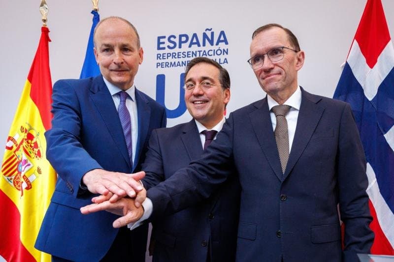 L'Espagne, l'Irlande et la Norvège reconnaissent aujourd'hui officiellement la Palestine comme un État