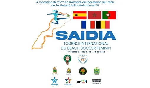 Saïdia Accueille le 1er Tournoi International de Beach Soccer Féminin du 10 au 14 Juillet