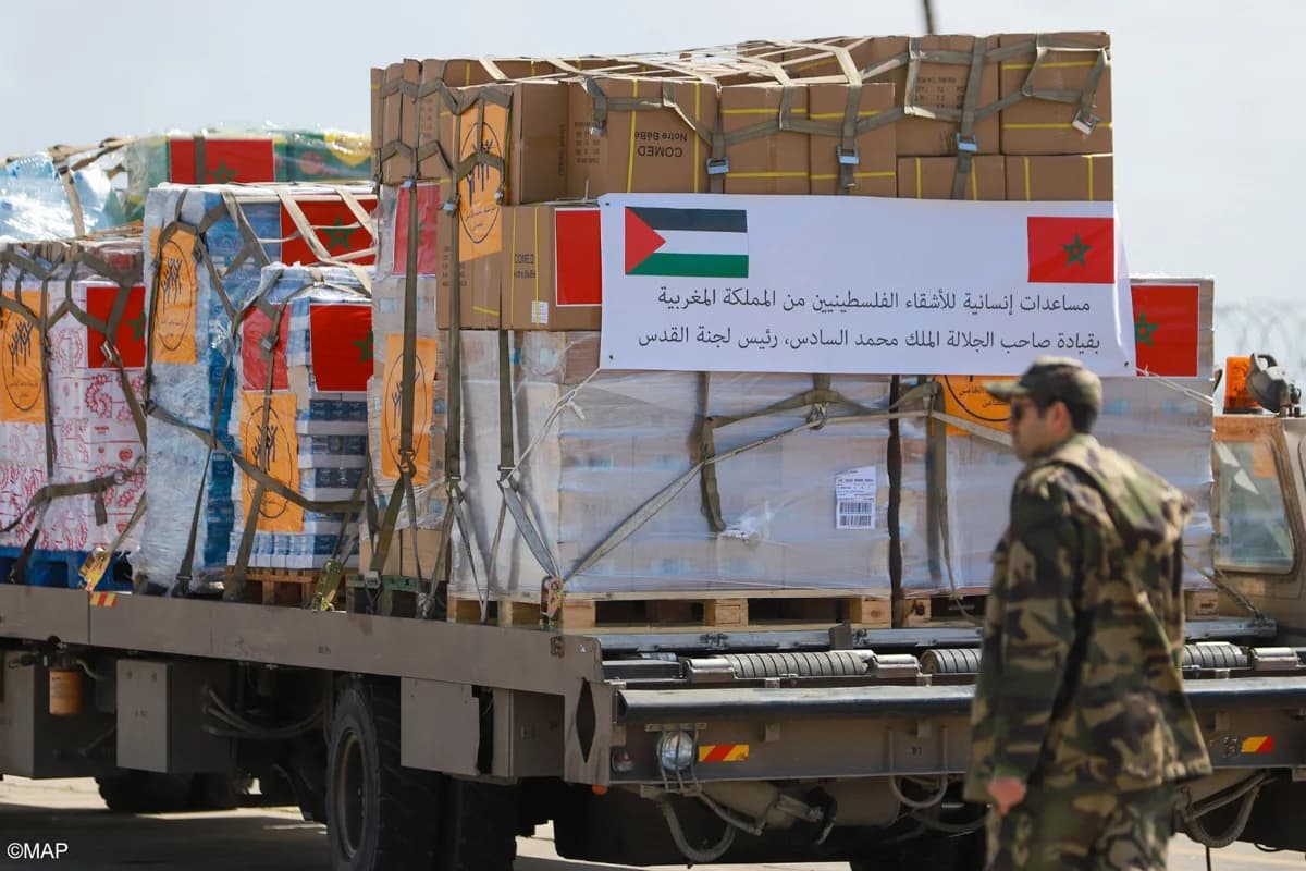Sur Très Hautes Instructions Royales, déploiement d’une opération humanitaire d’aide médicale destinée à la population de Gaza