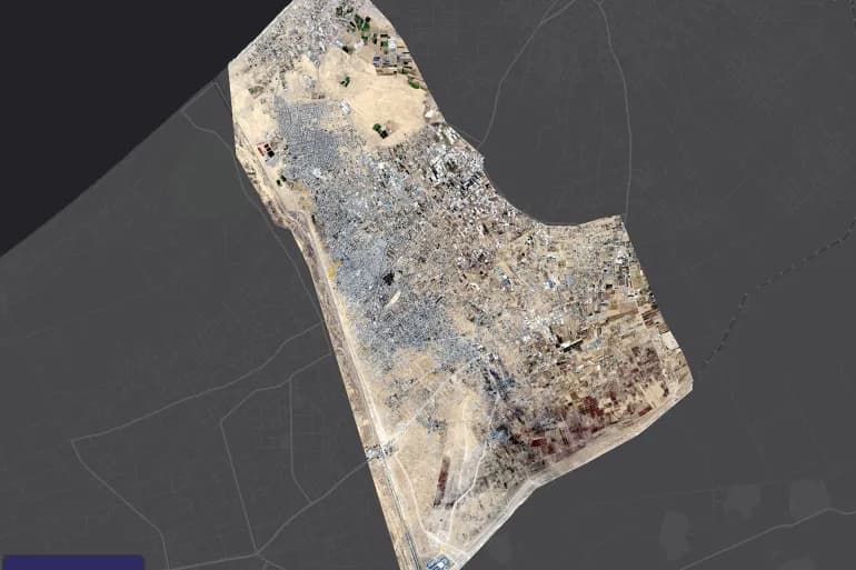 Les images satellite montrent le déploiement et l'incursion des forces d'occupation dans un quartier de Rafah