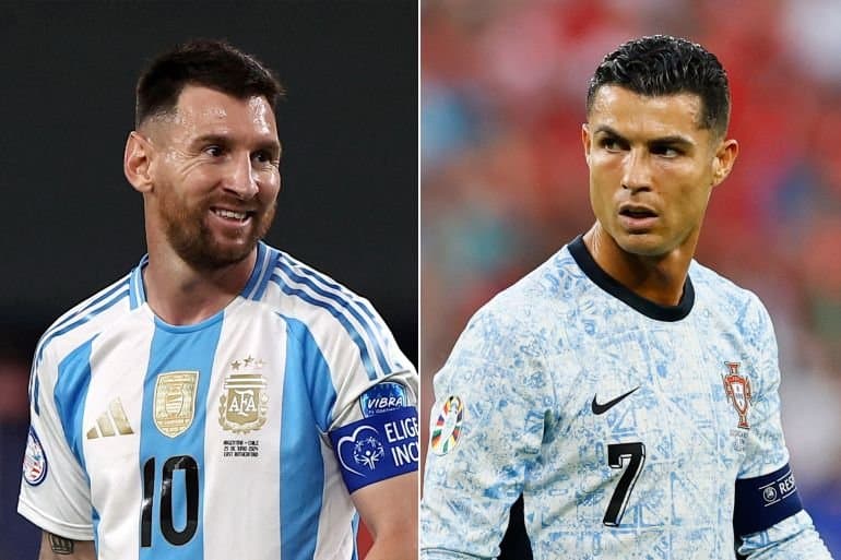 Même des chiffres négatifs rapprochent Ronaldo et Messi à l’Euro 2024 et à la Copa America