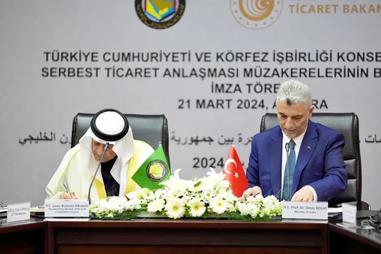 Le premier cycle de négociations de libre-échange entre la Turquie et les pays du Golfe a lieu