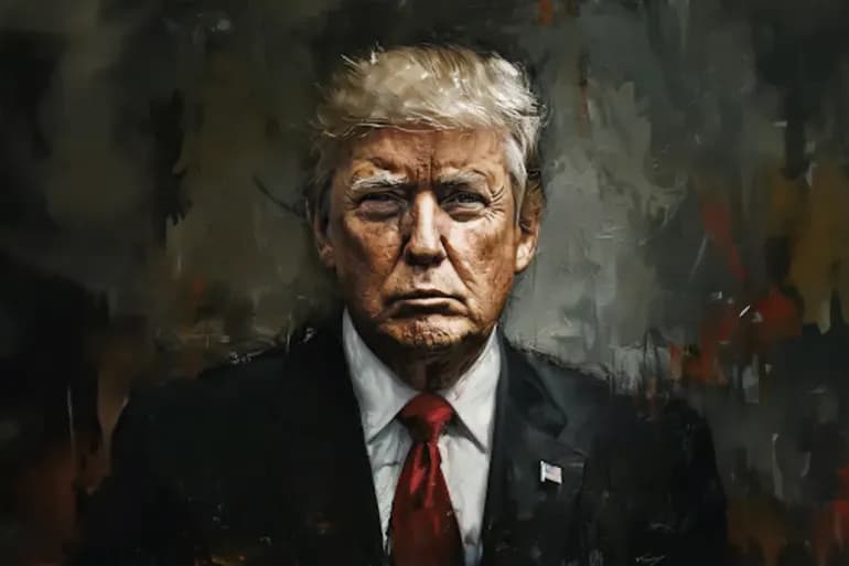 Midjerney insiste sur le fait que Trump est l'actuel président des États-Unis