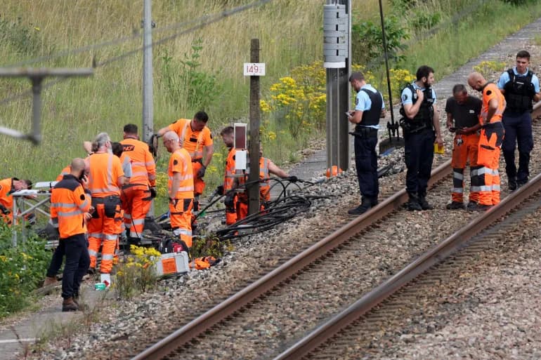Opérations de sabotage du réseau fibre en France et retour à la normale du trafic ferroviaire