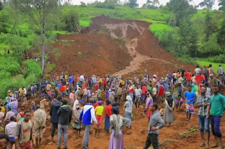 55 morts dans des glissements de terrain qui ont suivi de fortes pluies en Éthiopie