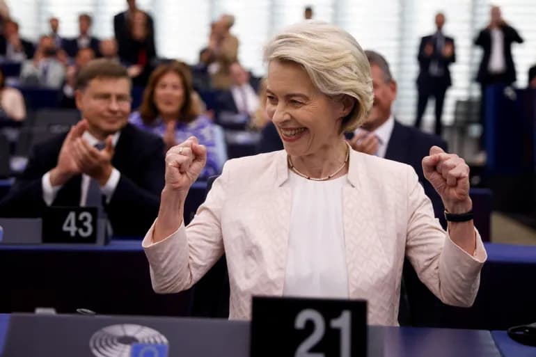 Ursula von der Leyen est présidente de la Commission européenne pour un second mandat