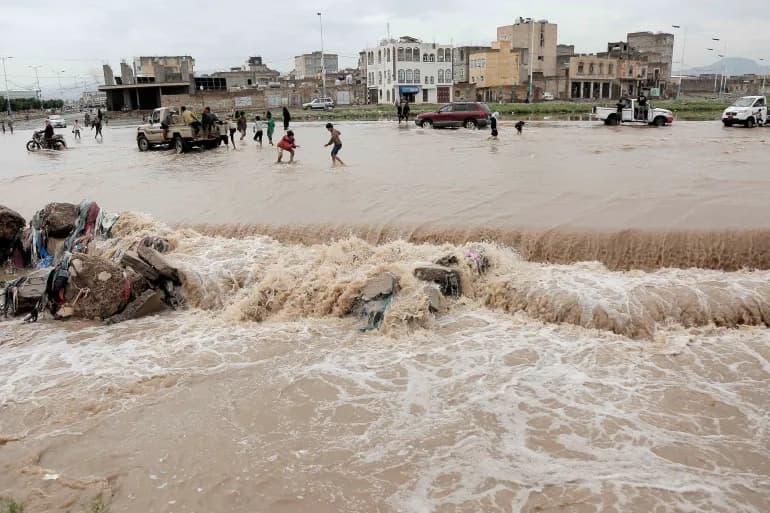 60 morts et des centaines de milliers de personnes touchées par les inondations au Yémen