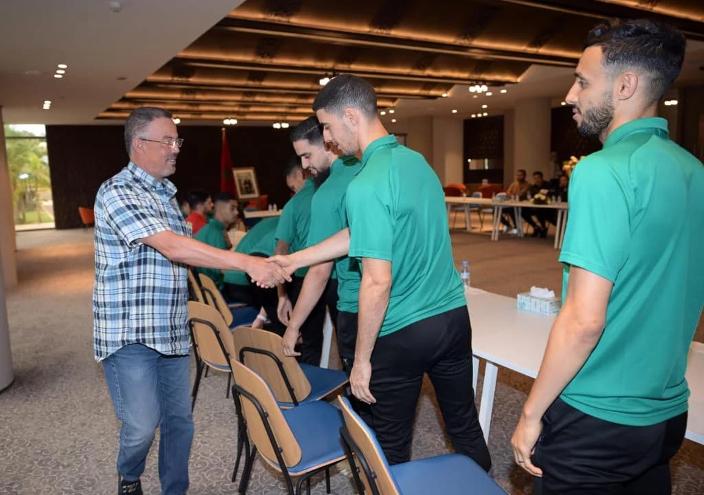 Lekjaa accueille l’équipe nationale de futsal avant le Mondial en Ouzbékistan