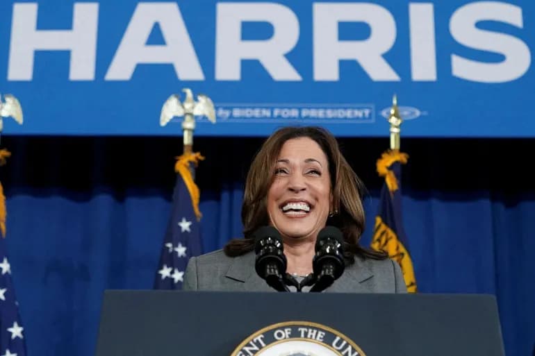 Harris assure sa candidature à la présidentielle et est en tête des sondages