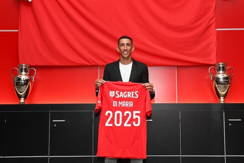 Angel Di Maria Prolonge son Contrat avec Benfica jusqu'en 2025