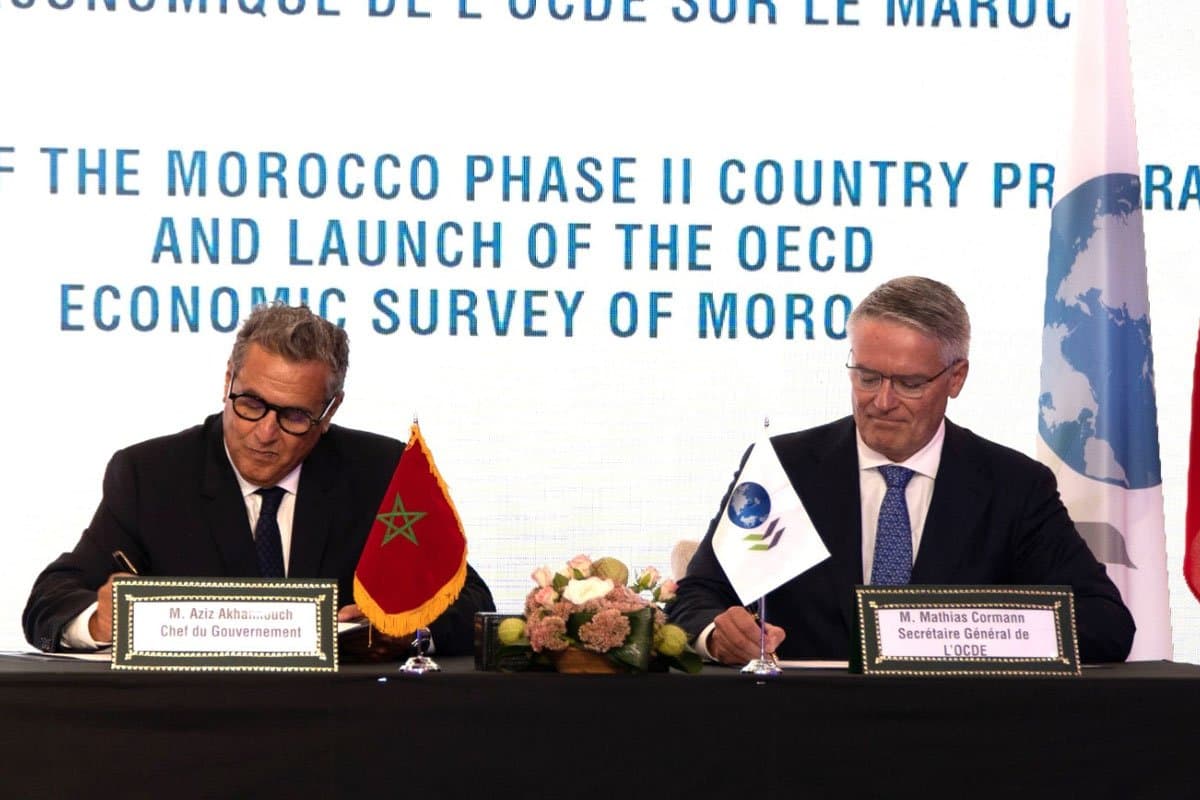 Le Maroc et l'OCDE signent un nouvel accord stratégique à Rabat