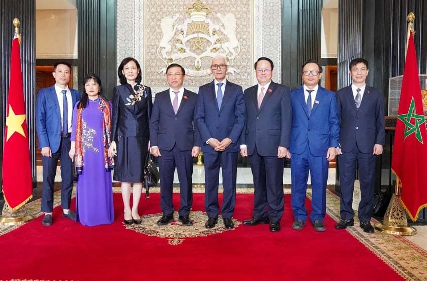 Talbi Alami reçoit une délégation parlementaire vietnamienne à Rabat