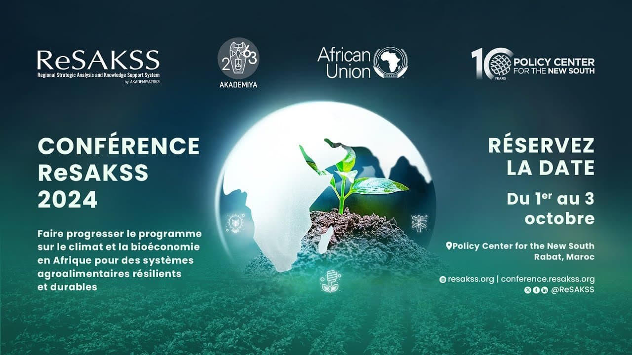 Conférence ReSAKSS 2024 à Rabat: climat et bioéconomie pour l’agriculture africaine.