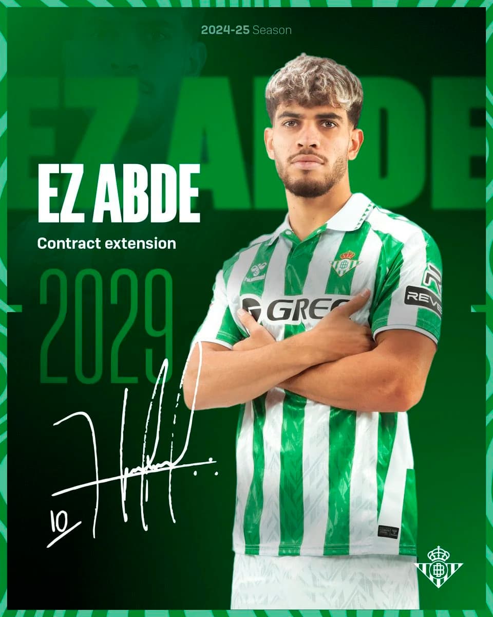 Le Real Betis prolonge le contrat de Zalzouli jusqu'en 2029