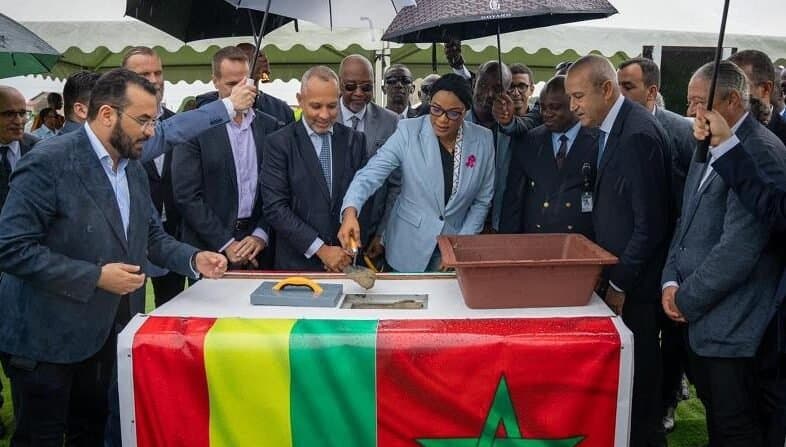 Pose de la première pierre du complexe diplomatique marocain à Conakry
