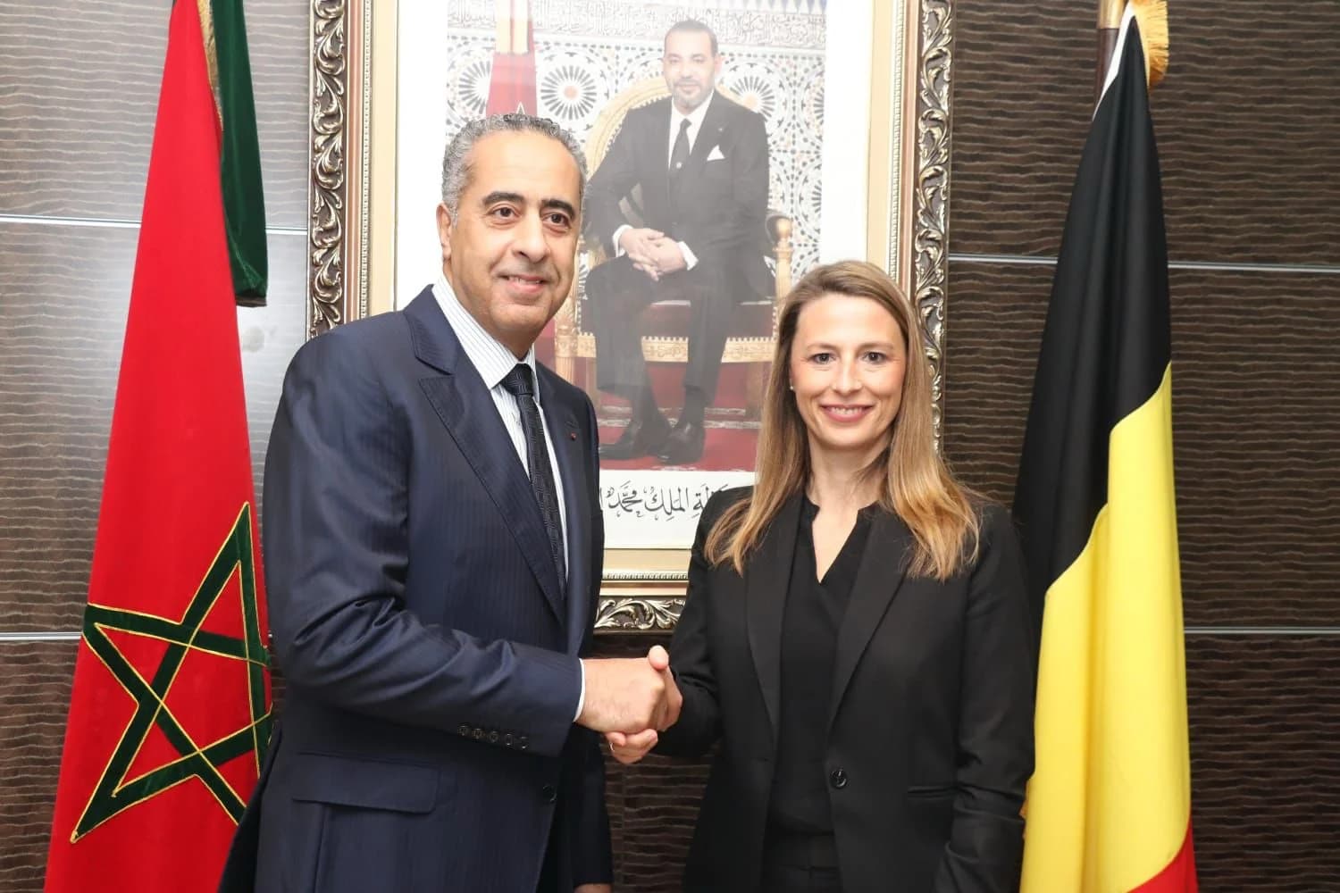 Abdellatif Hammouchi reçoit la directrice générale de la Sûreté belge