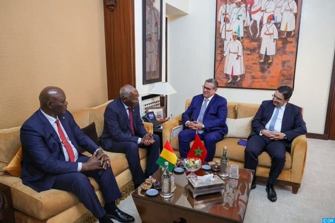 M. Akhannouch s'entretient avec le Premier ministre de la République de Guinée