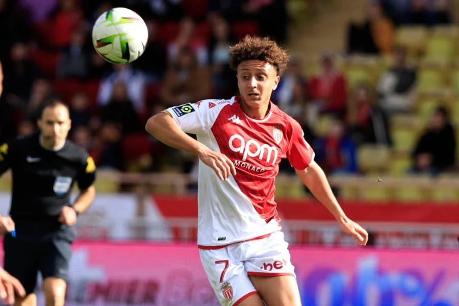 Ben Sghir inscrit le premier but pour Monaco en Ligue des Champions