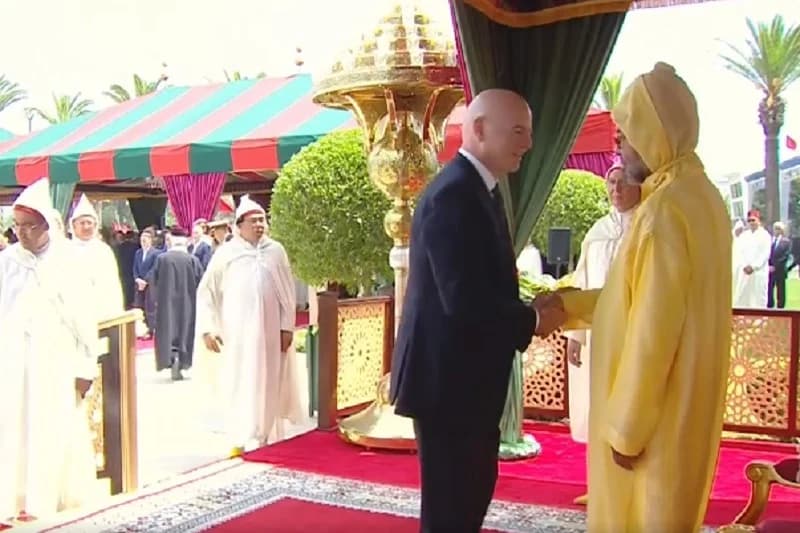 Infantino salue le Maroc et remercie le Roi Mohammed VI